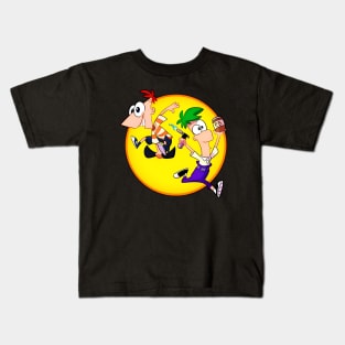 phineas and ferb Kids T-Shirt